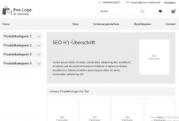 Joomshopping Template gray